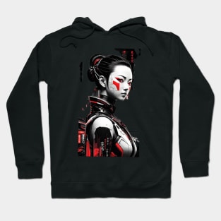 Japanese Cyber Girl - Futuristic Style Hoodie